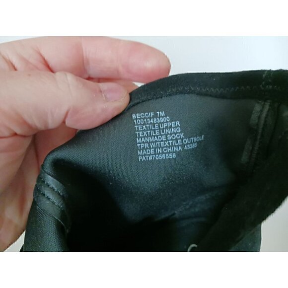 WILD PAIR Black Becci Sock Booties/NWOB, Size 7M - Picture 10 of 10